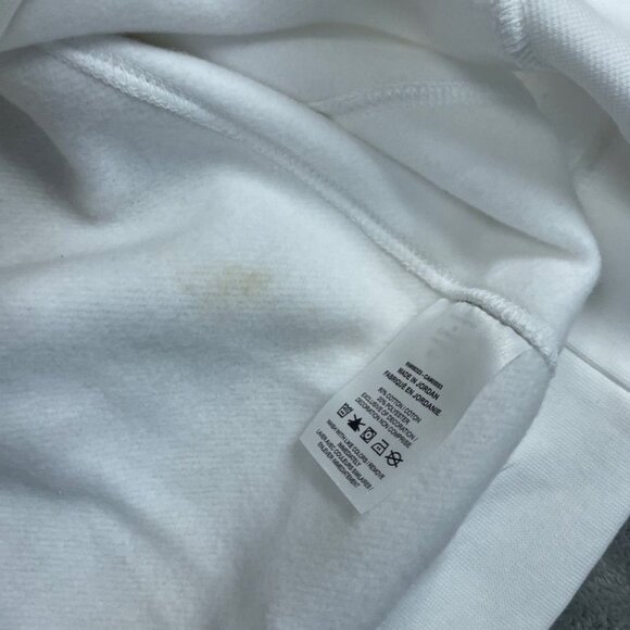 Nike Mens White Crewneck Sweatshirt XL *flaw*  a1124 - Picture 4 of 7